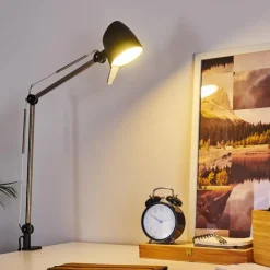 hofstein Lampes À Poser|Lampe de table Mildura LED Noir, Blanc, 1 lumière