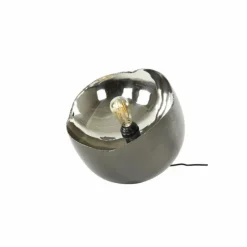 hofstein Lampes À Poser|Lampe de table Mirror Nickel mat, Noir, 1 lumière