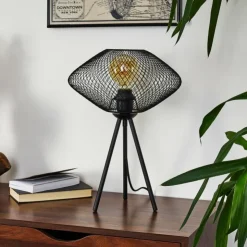 hofstein Lampes À Poser|Lampe de table Moholm Noir, 1 lumière