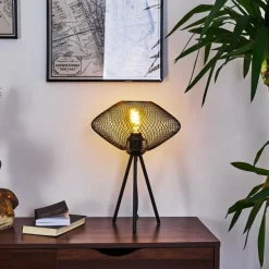hofstein Lampes À Poser|Lampe de table Moholm Noir, 1 lumière