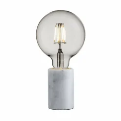 Luminaires Nordlux Lampes À Poser|Lampe de table Nordlux SIV Gris, Blanc, 1 lumière