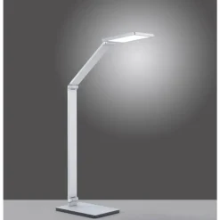 Lampe de table Paul Neuhaus Q-HANNES LED Argenté, 1 lumière, Télécommandes