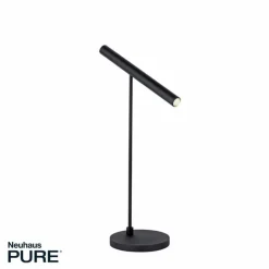 Luminaires Paul Neuhaus Éclairage Led|Lampe de table Paul Neuhaus PURE-TUTUA LED Noir, 1 lumière