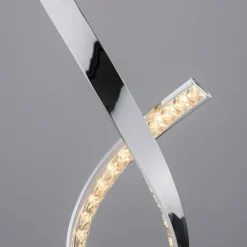 Luminaires Paul Neuhaus Lampes À Poser|Lampe de table Paul Neuhaus BRILLA LED Argenté, 1 lumière