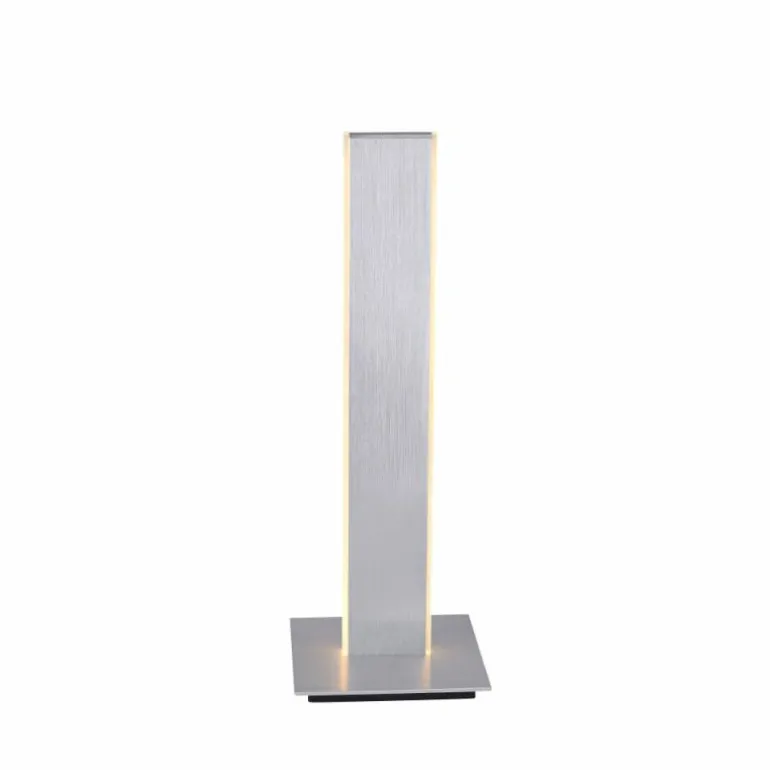 Lampe de table Paul-Neuhaus Q-ADRIANA LED Aluminium, 2 lumières, Télécommandes