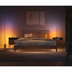 Lampe de table Philips Hue Gradient Signe Oak LED Écru, Blanc, 1 lumière