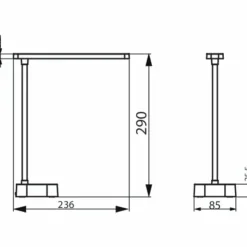 Luminaires Philips Éclairage Led|Lampe de table Philips Tilpa LED Blanc, 1 lumière