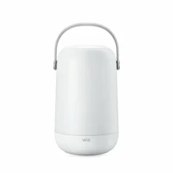 Lampe de table Philips WiZ Portable LED Blanc, 1 lumière, Changeur de couleurs