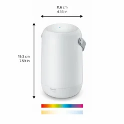 Lampe de table Philips WiZ Portable LED Blanc, 1 lumière, Changeur de couleurs