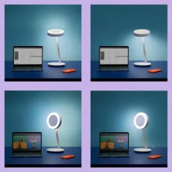 Lampe de table Philips WiZ Office LED Blanc, 1 lumière