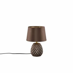 Luminaires Reality Lampes À Poser|Lampe de table Reality ARIANA Brun, 1 lumière
