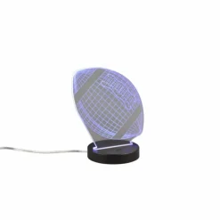 Luminaires Reality Éclairage Led|Lampe de table Reality FOOTBALL LED Noir, 1 lumière, Changeur de couleurs