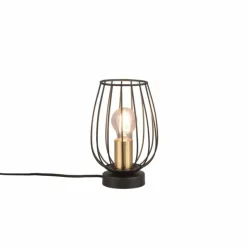Luminaires Reality Lampes À Poser|Lampe de table Reality Grid Noir, 1 lumière