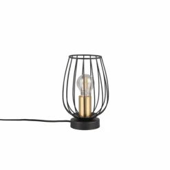Luminaires Reality Lampes À Poser|Lampe de table Reality Grid Noir, 1 lumière