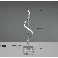 Luminaires Reality Lampes À Poser|Lampe de table Reality Isabel LED Chrome, 1 lumière