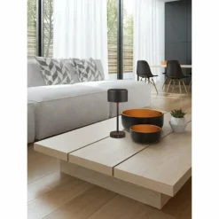 Luminaires Reality Éclairage Led|Lampe de table Reality JEFF LED Noir, 1 lumière