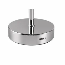 Luminaires Reality Éclairage Led|Lampe de table Reality JEFF LED Chrome, 1 lumière