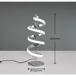 Luminaires Reality Lampes À Poser|Lampe de table Reality LAOLA LED Chrome, 1 lumière