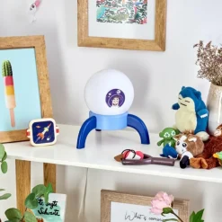 hofstein Éclairage Led|Lampe de table Rougemont LED Bleu, 1 lumière