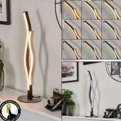 hofstein Éclairage Led|Lampe de table Serlande LED Aluminium, 1 lumière
