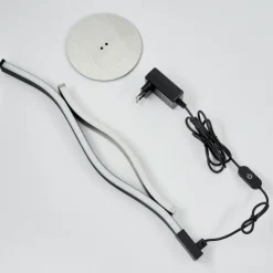 hofstein Éclairage Led|Lampe de table Serlande LED Aluminium, 1 lumière