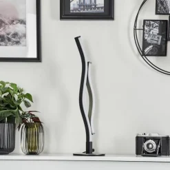 hofstein Éclairage Led|Lampe de table Serlande LED Aluminium, 1 lumière