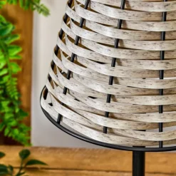 Lampe de table solaire Chillaiza LED Noir, 1 lumière