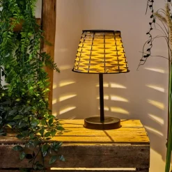 Lampe de table solaire Chillaiza LED Noir, 1 lumière