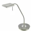 Luminaires Trio Éclairage Led|Lampe de table Sorpetaler Leuchten Bergamo LED Nickel mat, 1 lumière