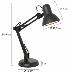 Luminaires Steinhauer Lampes À Poser|Lampe de table Steinhauer Study Noir, 1 lumière