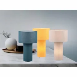Luminaires Trio Lampes À Poser|Lampe de table Trio Bale Jaune, 2 lumières