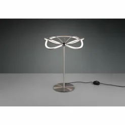 Luminaires Trio Lampes À Poser|Lampe de table Trio Charivari LED Nickel mat, 1 lumière