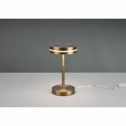 Luminaires Trio Éclairage Led|Lampe de table Trio Franklin LED Vieux laiton, 1 lumière