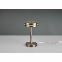 Luminaires Trio Éclairage Led|Lampe de table Trio Franklin LED Vieux laiton, 1 lumière