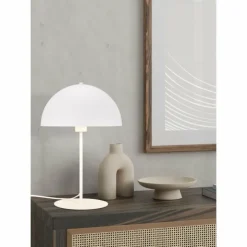 Luminaires Trio Lampes À Poser|Lampe de table Trio Nola Blanc, 1 lumière