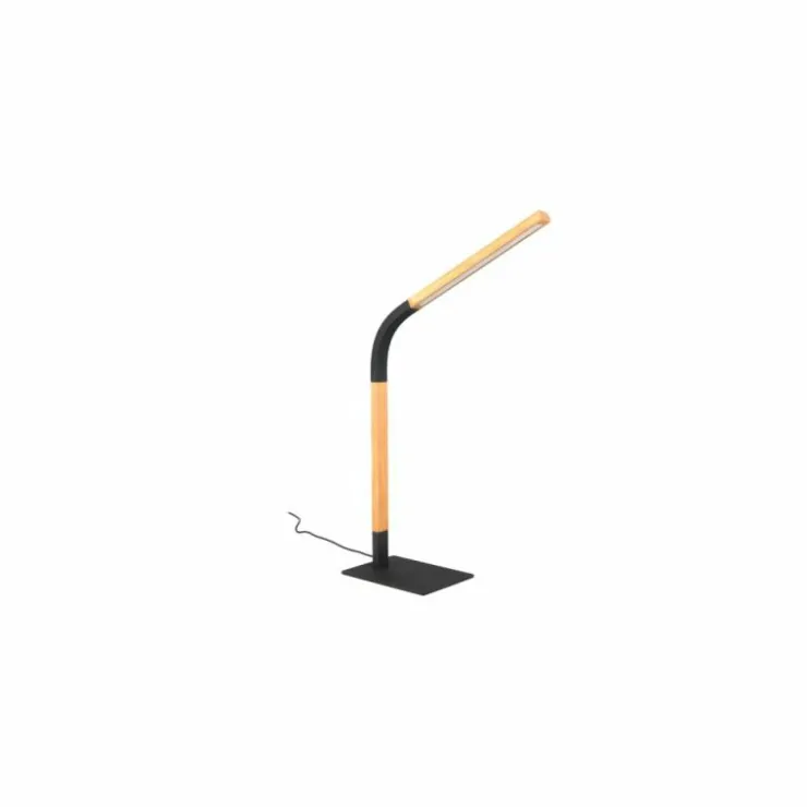 Luminaires Trio Éclairage Led|Lampe de table Trio NORRIS LED Noir, 1 lumière