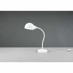 Luminaires Trio Lampes À Poser|Lampe de table Trio Perry Blanc, 1 lumière