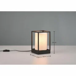 Luminaires Trio Lampes À Poser|Lampe de table Trio Ross Noir, 1 lumière