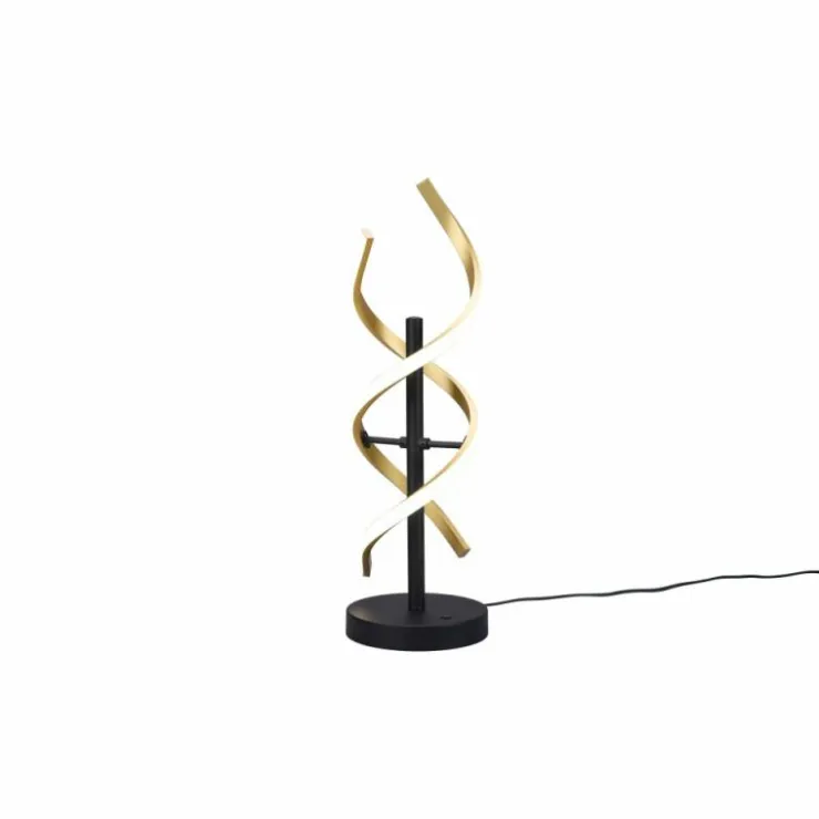 Luminaires Trio Éclairage Led|Lampe de table Trio Sequence LED Laiton, Noir, 1 lumière
