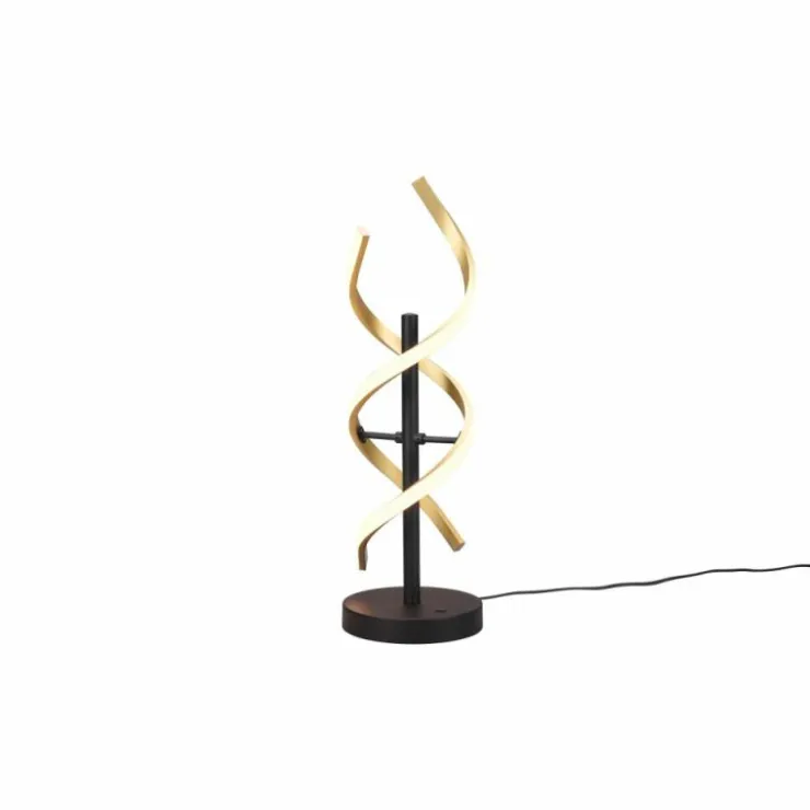 Luminaires Trio Éclairage Led|Lampe de table Trio Sequence LED Laiton, Noir, 1 lumière