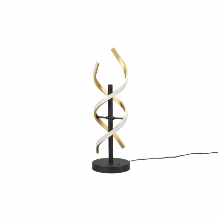 Luminaires Trio Éclairage Led|Lampe de table Trio Sequence LED Laiton, Noir, 1 lumière