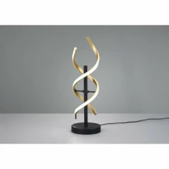 Luminaires Trio Éclairage Led|Lampe de table Trio Sequence LED Laiton, Noir, 1 lumière