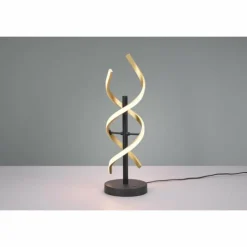 Luminaires Trio Éclairage Led|Lampe de table Trio Sequence LED Laiton, Noir, 1 lumière