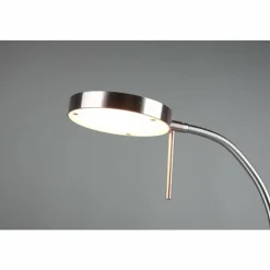 Luminaires Trio Éclairage Led|Lampe de table Trio-Leuchten Monza LED Nickel mat, 1 lumière