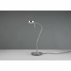 Luminaires Trio Éclairage Led|Lampe de table Trio-Leuchten Monza LED Nickel mat, 1 lumière