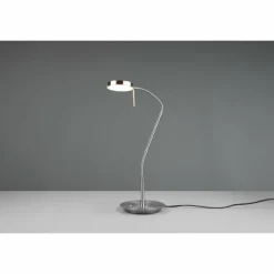 Luminaires Trio Éclairage Led|Lampe de table Trio-Leuchten Monza LED Nickel mat, 1 lumière