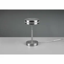 Luminaires Trio Lampes À Poser|Lampe de table Trio-Leuchten Franklin LED Nickel mat, 1 lumière