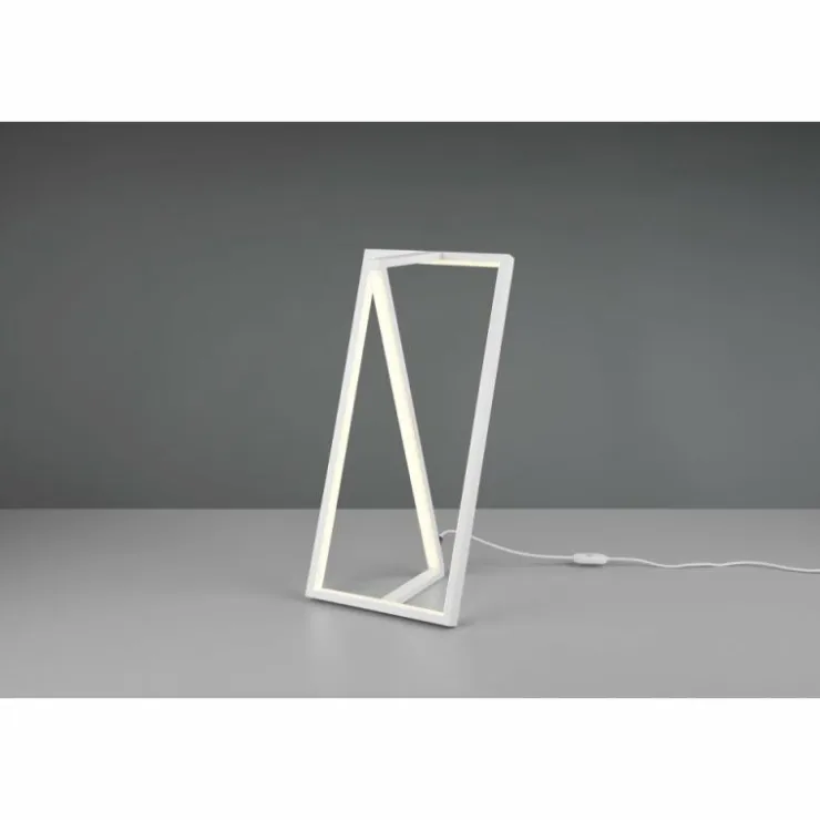 Luminaires Trio Lampes À Poser|Lampe de table Trio-Leuchten Edge LED Blanc, 1 lumière
