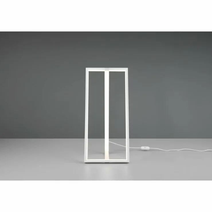 Luminaires Trio Lampes À Poser|Lampe de table Trio-Leuchten Edge LED Blanc, 1 lumière