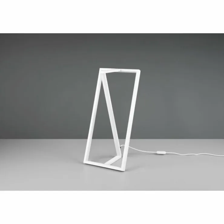 Luminaires Trio Lampes À Poser|Lampe de table Trio-Leuchten Edge LED Blanc, 1 lumière
